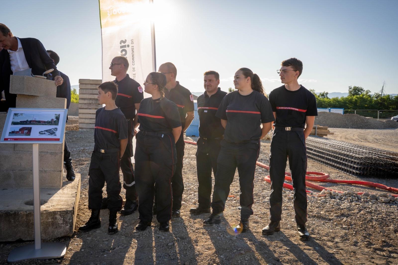 Pose de la Première Pierre du Nouveau Centre de Secours